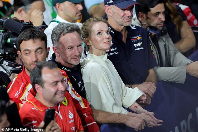 Horner's wife Halliwell supported her husband in Bahrain and Saudi Arabia, but did not travel to Australia for the Melbourne Grand Prix.