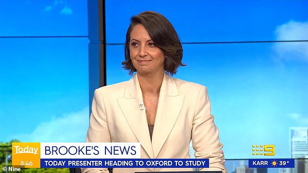Boney has been the show's news and entertainment reporter for five years, but is now leaving to study abroad at the prestigious Oxford University in a huge career change