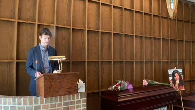 Her son, Michael Medvedev, remembers his mother as a smart, beautiful and adventurous woman during her funeral at Gutterman's Funeral Home in Woodbury on Monday