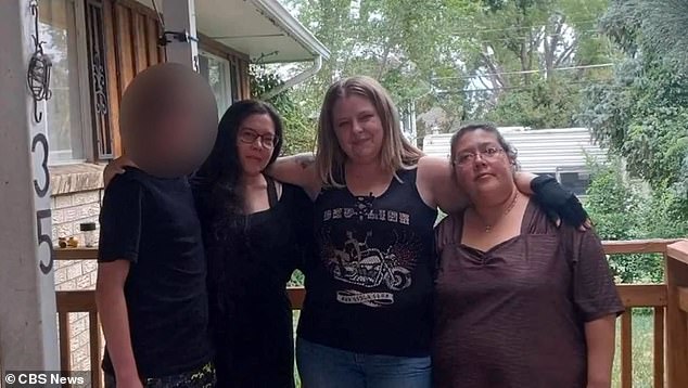 The 14-year-old (left) weighed just 40 pounds when he died alongside his mother Rebecca Vance (second from left) and aunt Christine Vance (right). Their half-sister Trevala Jara (second from right) said she begged them not to leave.