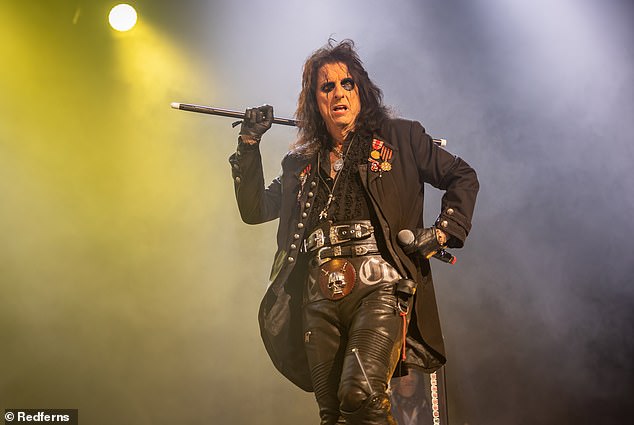 Alice Cooper was also among the headline acts scheduled to perform on two stages.