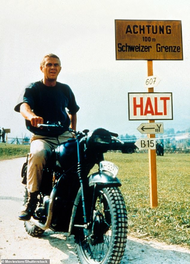 Steve McQueen in The Great Escape