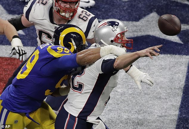 Donald won a Super Bowl with the Rams in 2021, two years after losing to the Patriots in 2019