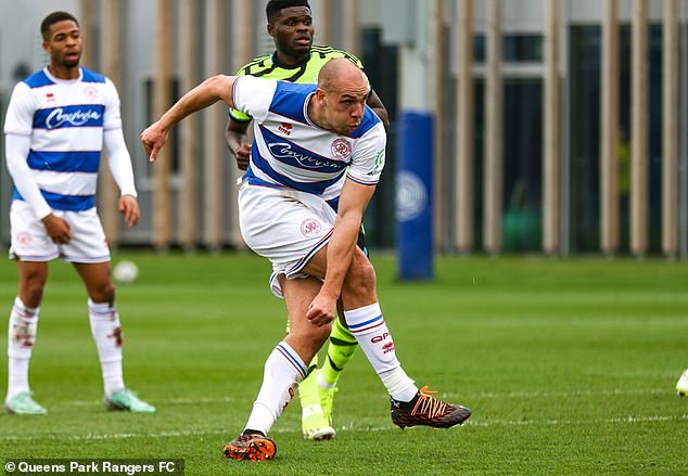 Michael Frey scored twice for QPR either side of half-time in the bruising 4-0 defeat