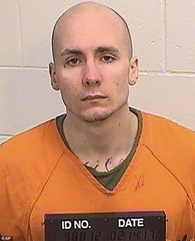 This photo provided by the Idaho Department of Corrections shows Skylar Mead in a prison photo