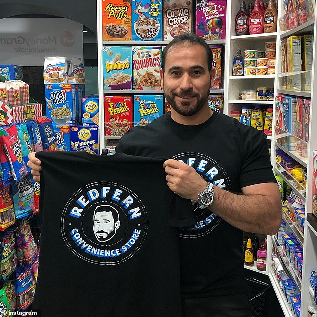 Mr Sedda's shop became famous on Instagram by telling his customers' stories and promoting international food and drinks that are hard to find in Australia.