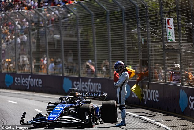 Albon caused irreparable damage to his Williams following a heavy shunt during first practice