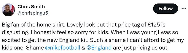1711112851 744 England fans rage at disgusting three figure price of new England