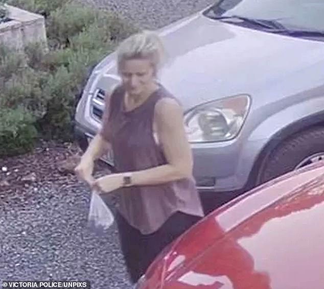 The latest haunting image of Samantha Murphy taken outside her home on February 4 - the same day police say she was murdered in the bush.