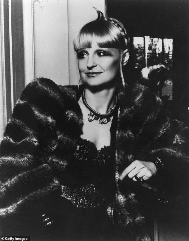 British fashion designer and owner of Biba boutiques, Barbara Hulanicki, pictured at the height of her fame in the 1970s.