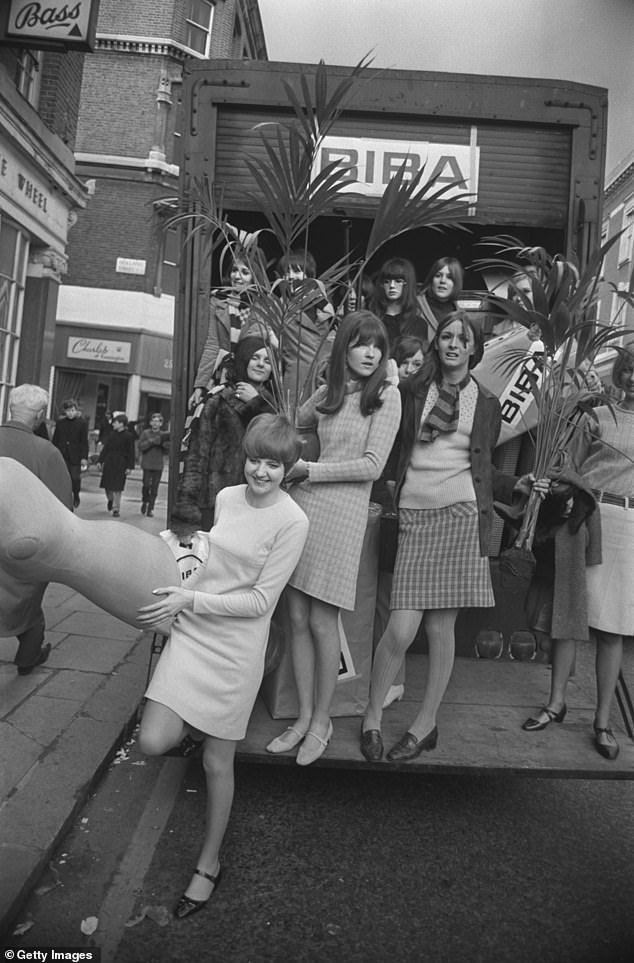 Launch: The late singer Cilla Black and television presenter Cathy McGowan helped establish the new Biba store on Kensington Church Street in February 1966.
