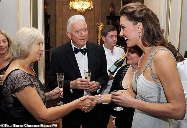 Kate's scar was first spotted when she attended a dinner at Clarence House in 2011.