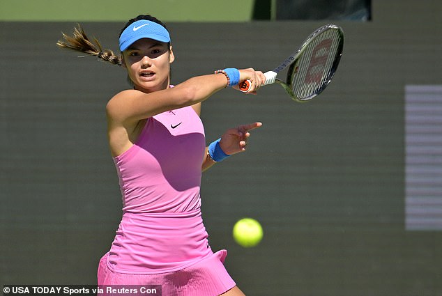 The 21-year-old British athlete, who rose to fame when she made her Wimbledon debut at the age of 18, has recently gone through a tough time with injuries after withdrawing from the Miami Open earlier this week.