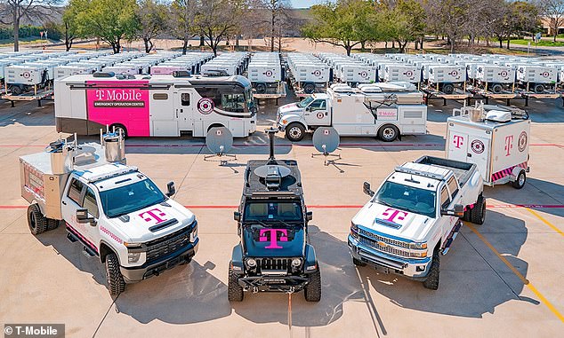 To ease the burden on U.S. cities, T-Mobile is deploying additional cellular sites that will be on standby in areas that expect high tourist traffic
