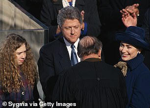 Chelsea Clinton was 12 when her father Bill Clinton became president