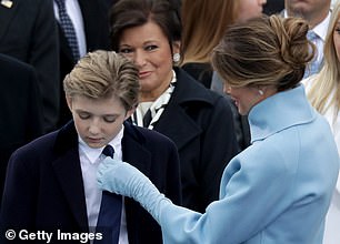 Barron Trump was 10 years old when his father Donald Trump became president