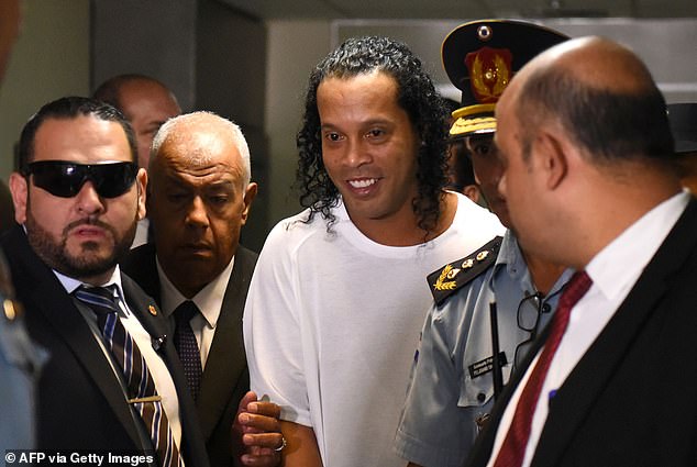 Brazilian legend Ronaldinho was arrested in Paraguay after using false documentation
