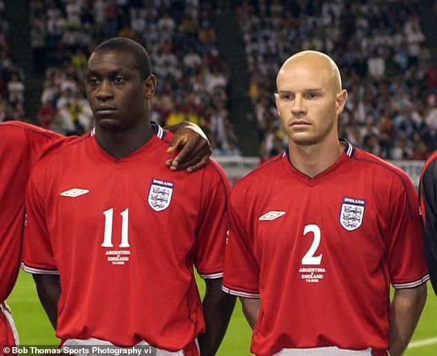 Emile Heskey and Danny Mills played in the match and debated whether Ronaldinho meant it