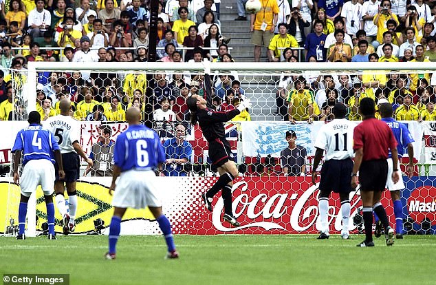 Mills believes Ronaldinho would cross it, while Heskey feels the legendary Brazilian star intended to score, but in the opposite corner to where he did.