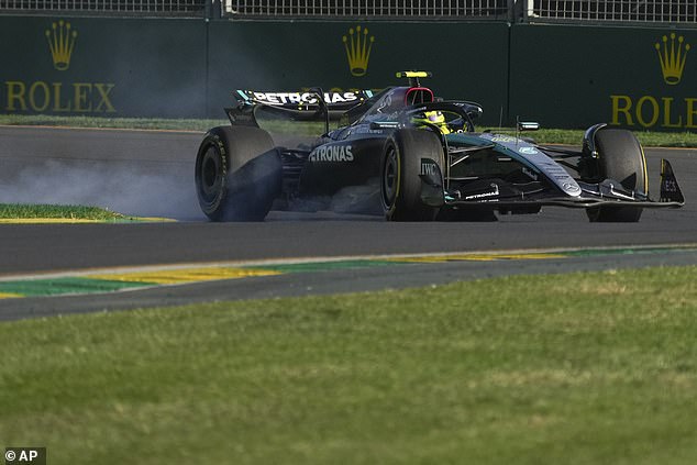 Hamilton locks himself into the corner as he and his team struggle to balance his car