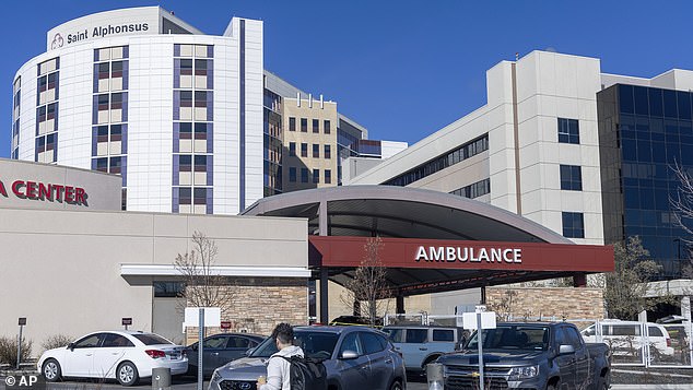 A spokesman for Saint Alphonsus said the shooting happened in the ambulance bay of its emergency department