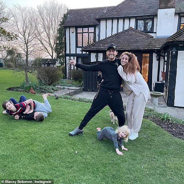 She married her EastEnders star husband Joe Swash, 41, last June and they live in a £1.2m Essex home.
