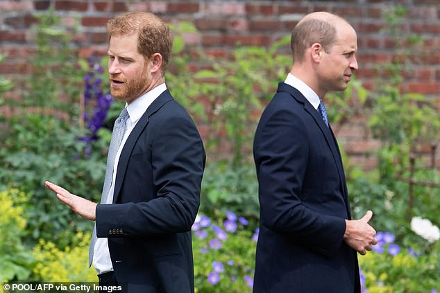 William and Harry have reportedly been out of touch for some time due to their royal fallout