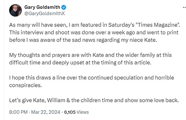 1711196792 154 Kate Middletons uncle Gary Goldsmith makes grovelling apology after giving