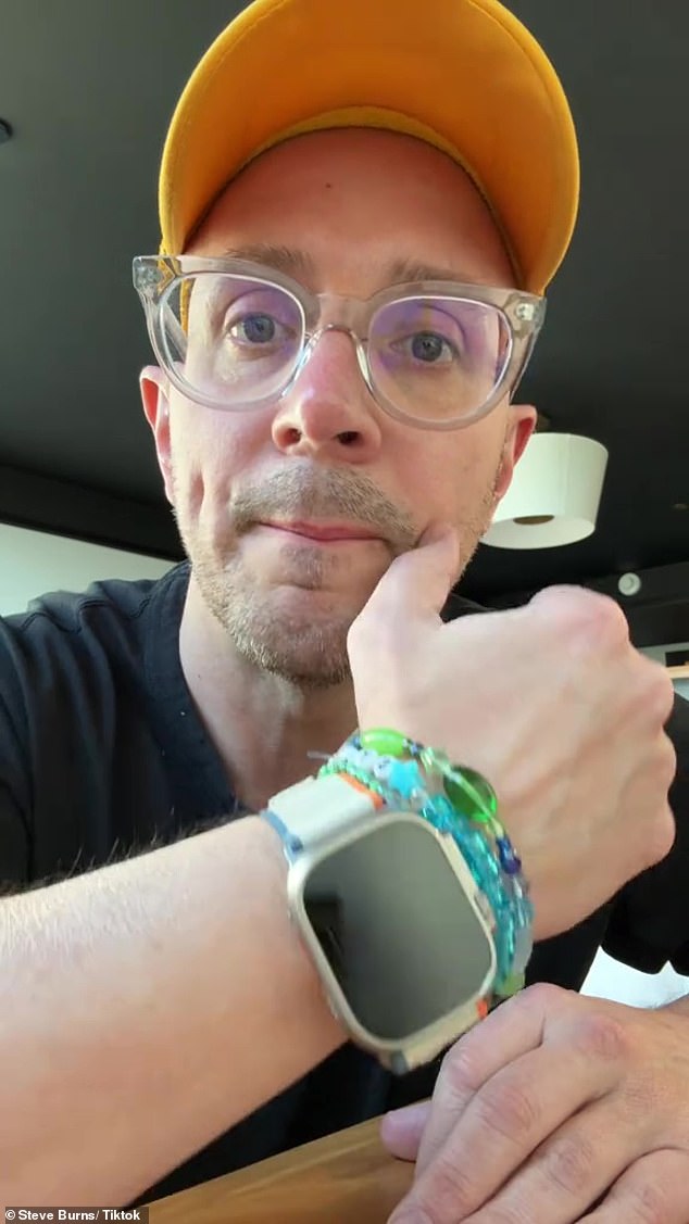 Burns, 50, who was the original host of Nickelodeon children's TV show Blue's Clues from 1996 to 2002, took to TikTok this week in a video where he said: 'Hi, I'm checking in.  Tell me what's going on?'