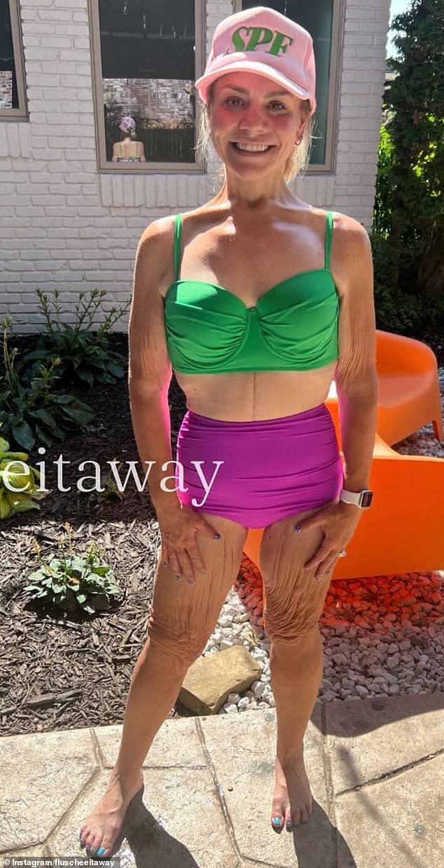 The Oklahoma-based content creator has shared her transformation on Instagram after she described how she had struggled with her weight since she was a child