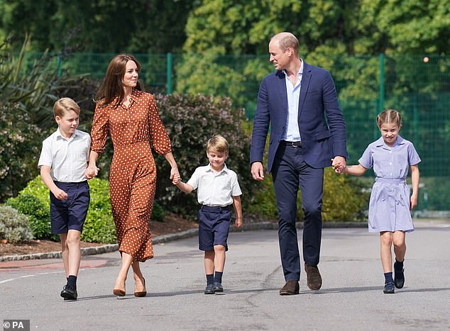 Prince William will be a rock for his wife to cling to, but the children will be life's wild surf and joy around them both