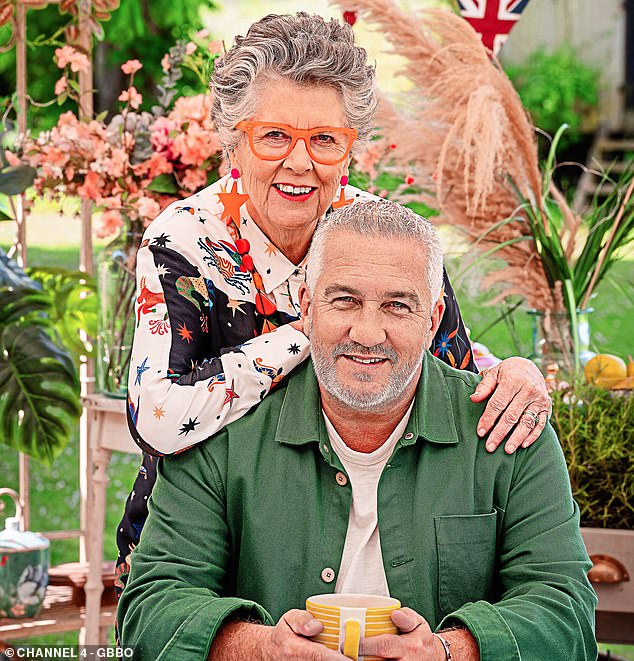 It comes after claims the show could be forced to move to a streaming giant due to Channel 4's 'money troubles'. (judge Paul Hollywood and Prue Leith seen)