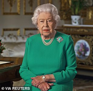 The Queen during her coronavirus speech