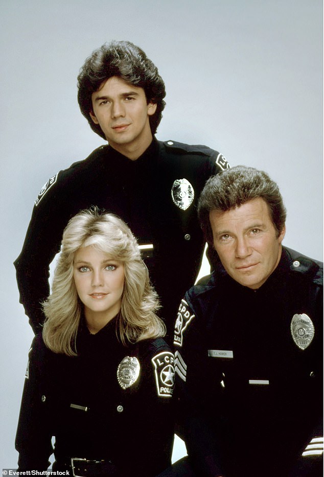 'Your life energy, your body's soul energy is a product of health. If you are sick, you cannot be energetic. You are about to die. So my luck has been, I've been healthy my whole life,' pictured here in a promotional photo for TJ Hooker with Heather Locklear and Adrian Zmed