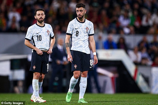 Bernardo Silva, left, is among eight players released from Portugal's squad