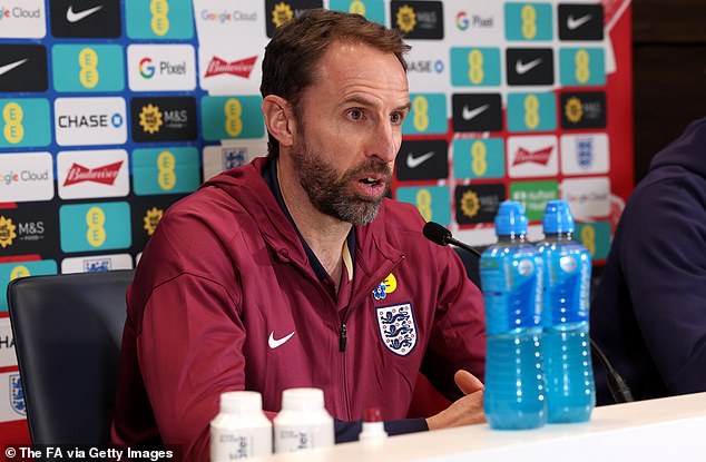 Gareth Southgate insisted on Friday night that the controversial logo on the collar of New England's jersey is not the St George's flag.