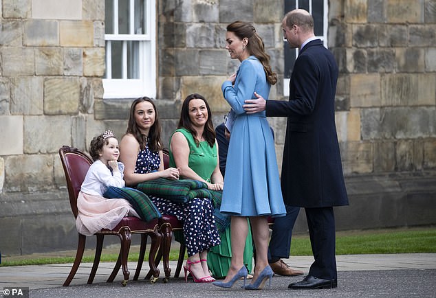 Mila met the Duchess, first at Holyroodhouse in May 2021, where she also met Prince William.