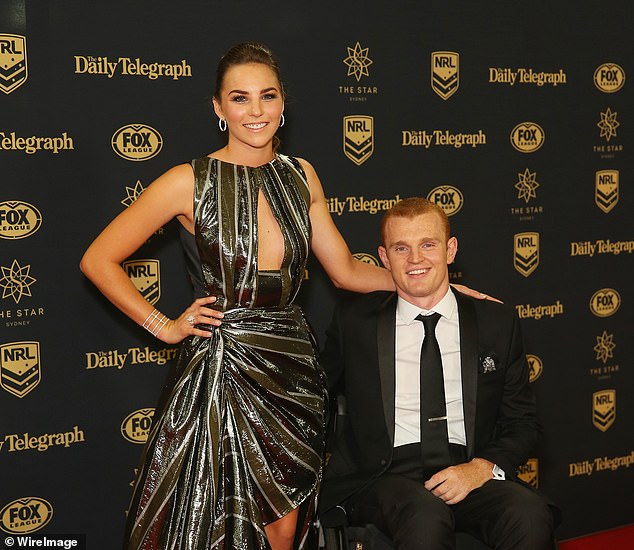 McKinnon (pictured with ex-wife Teigan Power) says he is still good friends with his ex-wife