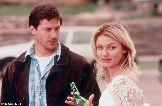 Díaz and Reeves also co-starred in the crime comedy Feeling Minnesota, which was released in 1996.