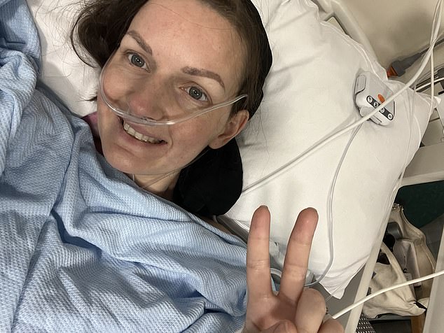 Just five weeks later, in early January, Jess, from Bath, received devastating news. She had developed cancer again, this time in the other breast.