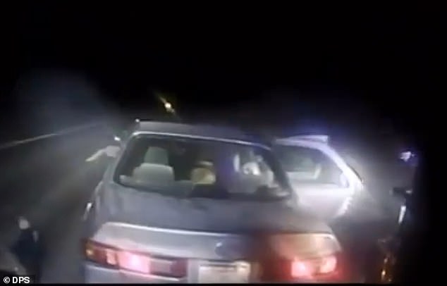 Shocking dash cam footage captured migrants evading police on RM-334 in Kinney County.