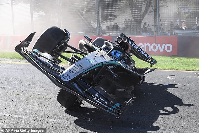 His car was in poor condition while chasing Fernando Alonso at the Australian Grand Prix