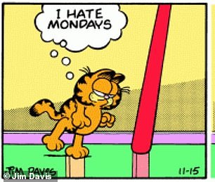 Garfield, who hates Mondays