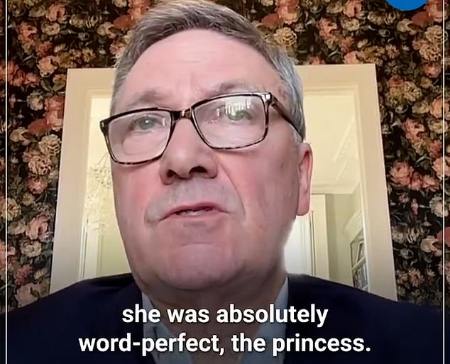 The Queen's former communications secretary, Simon Lewis, praised the Princess of Wales