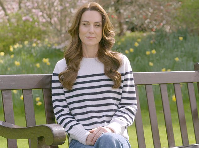 In a video message posted Friday, Kate said her medical team recommended she undergo preventive chemotherapy treatment.