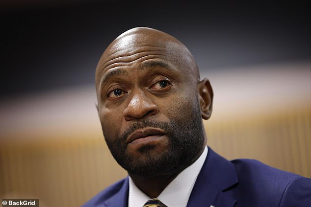 The Fulton County district attorney came under scrutiny for her romantic relationship with the special prosecutor she hired for the case, Nathan Wade (pictured), but although Wade was removed from the case, she avoided being disqualified.