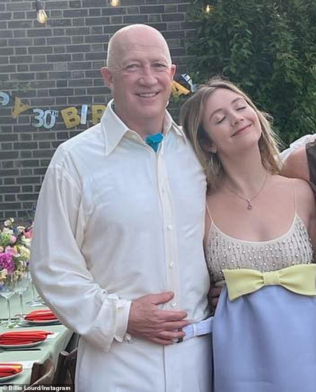 The Star Wars icon and New York Times bestseller was married to 12-time Grammy winner Paul Simon from 1977 to 1983, and is survived by her daughter Billie Lourd (right, pictured in 2022) with the CAA co-chairman , Bryan Lourd (left).