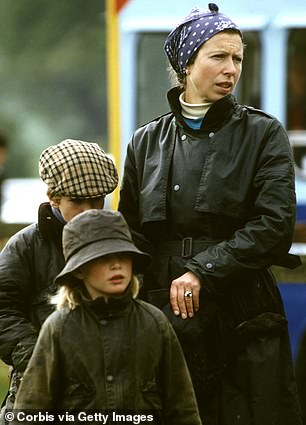 Anne and her children in 1987