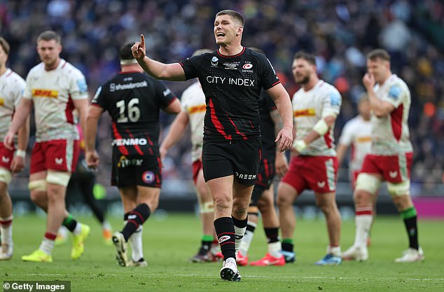 Owen Farrell can still claim one more Premiership title before leaving Saracens for France