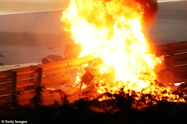 He escaped a fiery accident in Bahrain near the end of the 2020 season that nearly killed him.